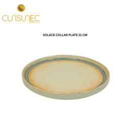 V023-L-1825 SOLACE COLLAR PLATE 21 CM