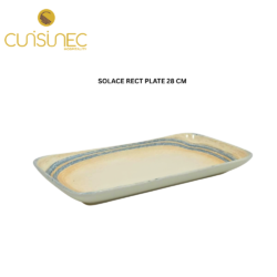 V023-L-1834 SOLACE RECT PLATE 28 CM
