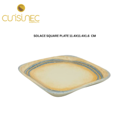 V023-L-1842 SOLACE SQ PLATE 11.4X11.4X1.6 CM
