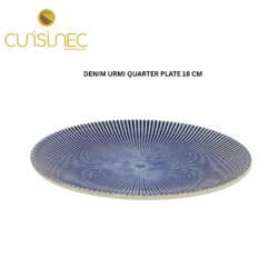 V023-L-2458 DENIM URMI QUARTER PLATE 18 CM