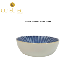 V023-L-2464 DENIM SERVING BOWL 15 CM