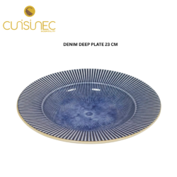 V023-L-2466 DENIM DEEP PLATE 23 CM