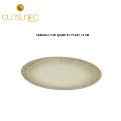 V023-L-2994 CANVAS URMI QUARTER PLATE 21 CM
