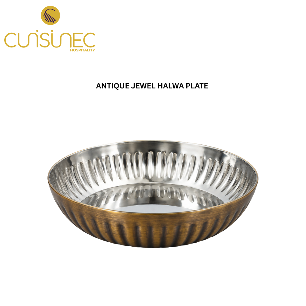 ANTIQUE JEWEL HALWA PLATE